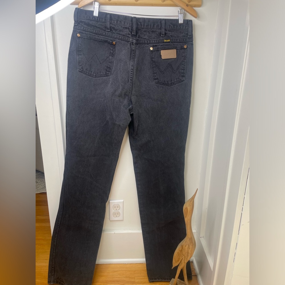 VTG Wrangler Cowboy Cut Long Charcoal Wash Men’s Jeans